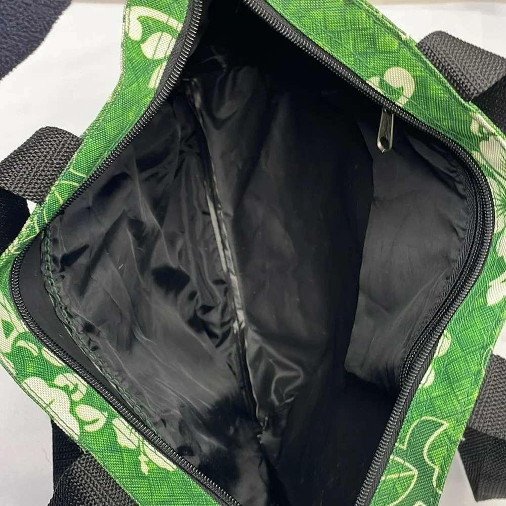 Hawaii‎ Spirit Beach Tote Bag Green Hibiscus Floral Sea Turtle Travel 16x13